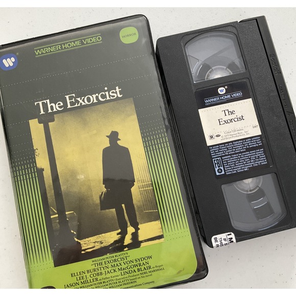 Vintage The Exorcist 1973 VHS Clam‎ Shell warner home video RARE